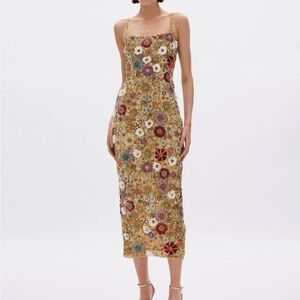 Rachel Gilbert Francesca Gown in Multi
